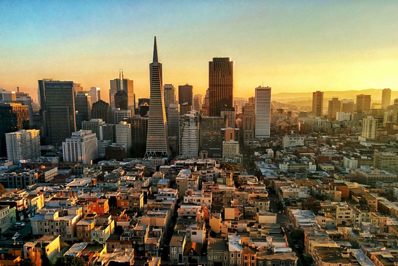 Сан-Франциско вид на город